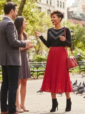 Fashion Collection Beaded Top, Size 14 — NOT A SKIRT